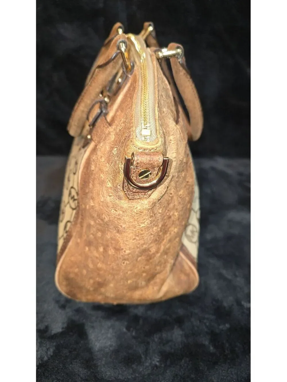 87. Michael Kors Hudson Ostrich Leather Tote